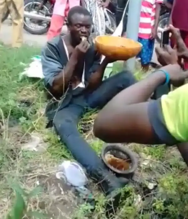 Ritualist Who Disguised As Mad Man Caught In Lagos (Photo, Video)